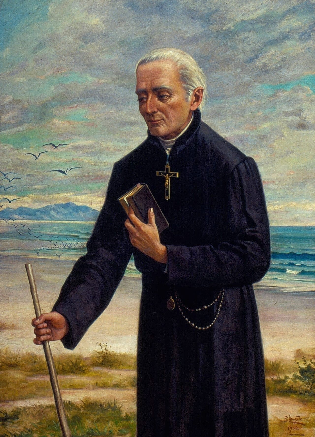Padre José de Anchieta, obra de Benedito Calixto, 1902
